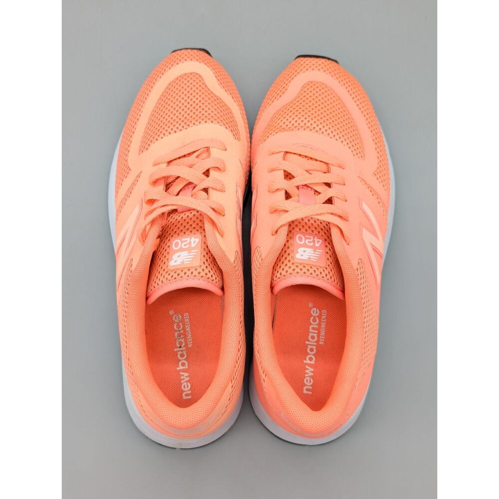 New Balance Shoes Youth Sneakers Neon Orange Walk 5.5 KFL4209G Size 7 - Picture 9 of 10